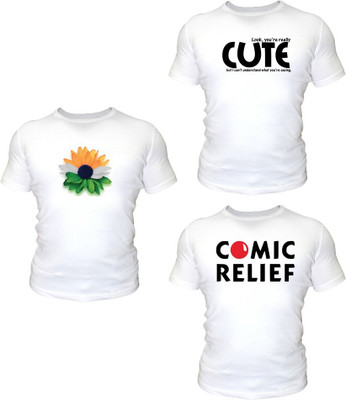 54% OFF on Nut Khut Printed Boy's Round Neck T-Shirt