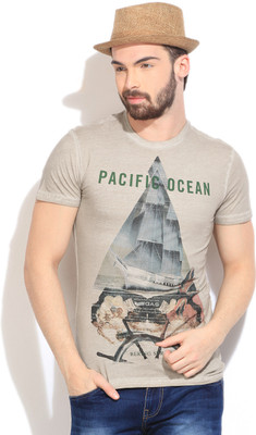 GAS Printed Men's Round Neck T-Shirt GAS Printed Men's Round Neck T-Shirt