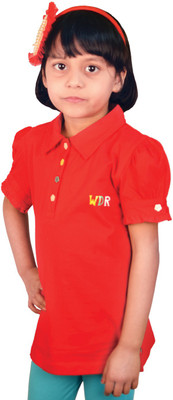 28% OFF on TSG My Kid Solid Girl's Polo T-Shirt