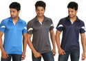 25% OFF on Campus Sutra Solid Men's Polo T-Shirt Pack of 3