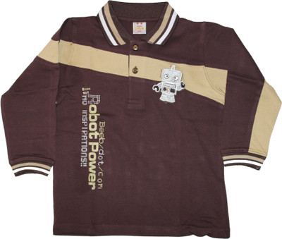 Cotlor Self Design Baby Boy's Polo T-Shirt Cotlor Self Design Baby Boy's Polo T-Shirt