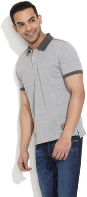 20% OFF on Slub Solid Men's Polo T-Shirt