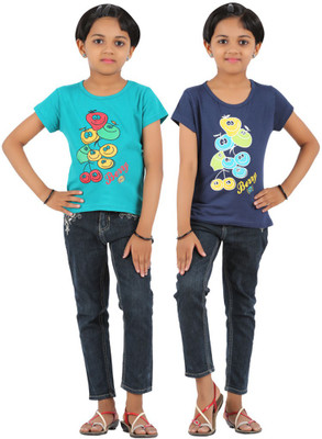 60% OFF on Rhamgold Printed Girl's Round Neck Reversible T-Shirt 60% OFF on Rhamgold Printed Girl's Round Neck Reversible T-Shirt