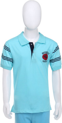 69% OFF on Toons Solid Boy's Polo Neck T-Shirt