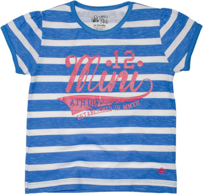 60% OFF on FS Mini Klub Striped Girl's Round Neck T-Shirt