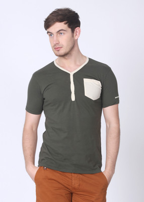 50% OFF on Breakbounce Solid Men's Henley T-Shirt 50% OFF on Breakbounce Solid Men's Henley T-Shirt