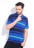 Crocodile Striped Men's Polo T-Shirt Crocodile Striped Men's Polo T-Shirt