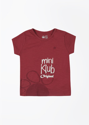 50% OFF on FS Mini Klub Printed Girl's Round Neck T-Shirt