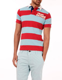 Basics Life Striped Men's Polo T-Shirt Basics Life Striped Men's Polo T-Shirt