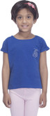 33% OFF on Sera Solid Girl's Round Neck T-Shirt