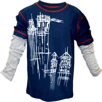 49% OFF on Cool Quotient Solid Boy's Round Neck T-Shirt