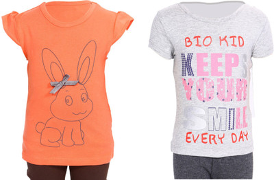 40% OFF on Bio Kid Printed Girl's Round Neck T-Shirt 40% OFF on Bio Kid Printed Girl's Round Neck T-Shirt