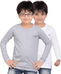 11% OFF on Dongli Solid Boy's Round Neck T-Shirt