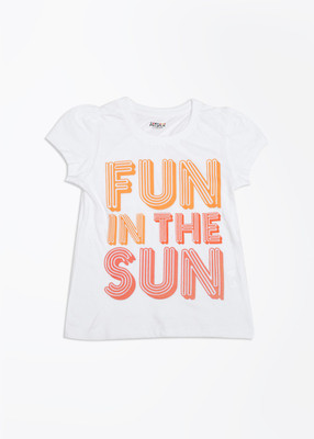 25% OFF on People Printed Girl's Round Neck T-Shirt