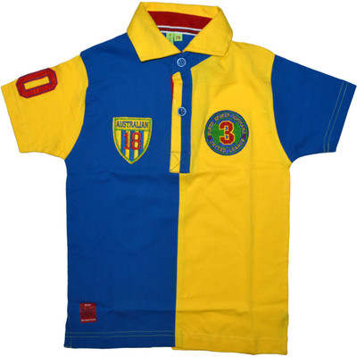 25% OFF on Riverstone Printed Boy's Polo Neck T-Shirt