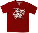 SuperYoung Printed Boy's V-neck T-Shirt