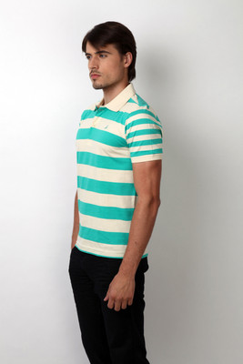 64% OFF on Bombay High Striped Men's Polo T-Shirt