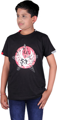 43% OFF on Vivid Bharti Printed Boy's Round Neck T-Shirt