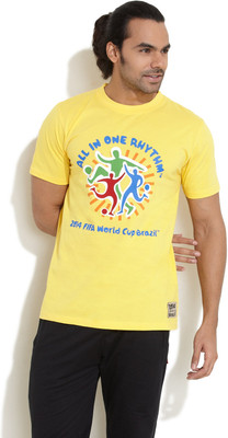 60% OFF on FIFA Printed Men's Round Neck T-Shirt