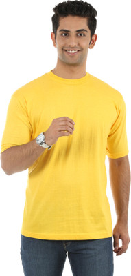 Fidato Solid Men's Round Neck T-Shirt Fidato Solid Men's Round Neck T-Shirt