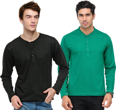 66% OFF on TSX Solid Men's Henley T-Shirt 66% OFF on TSX Solid Men's Henley T-Shirt
