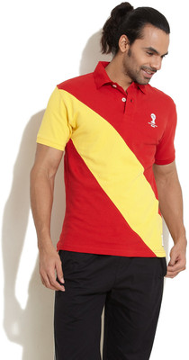 60% OFF on FIFA Solid Men's Polo T-Shirt