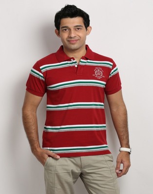 Sting Striped Men's Polo T-Shirt