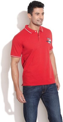 40% OFF on Daniel Hechter Solid Men's Polo T-Shirt