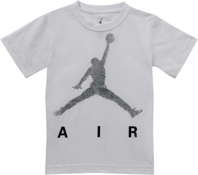 41% OFF on Jordan Kids Graphic Print Boy's Round Neck T-Shirt