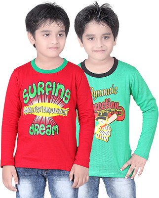 40% OFF on Dongli Printed Boy's Round Neck T-Shirt