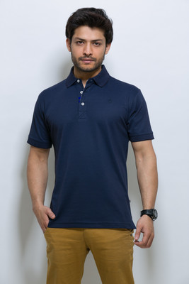 25% OFF on ALX New York Solid Men's Polo T-Shirt