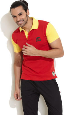 60% OFF on FIFA Solid Men's Polo T-Shirt