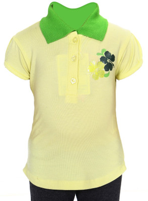34% OFF on Bio Kid Printed Girl's Polo T-Shirt