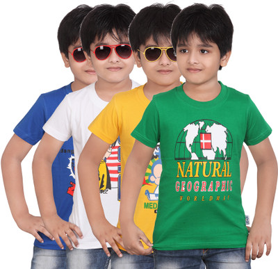50% OFF on Dongli Printed Boy's Round Neck T-Shirt