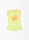 56% OFF on United Colors of Benetton Printed Girl's Round Neck T-Shirt
