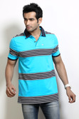 Design Classics Striped Men's Polo T-Shirt Design Classics Striped Men's Polo T-Shirt