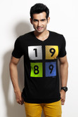 Design Classics Printed Men's V-neck T-Shirt