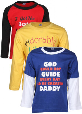 53% OFF on Gkidz Printed Boy's Round Neck T-Shirt