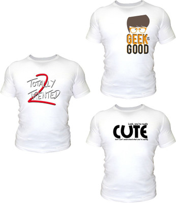 54% OFF on Nut Khut Printed Boy's Round Neck T-Shirt