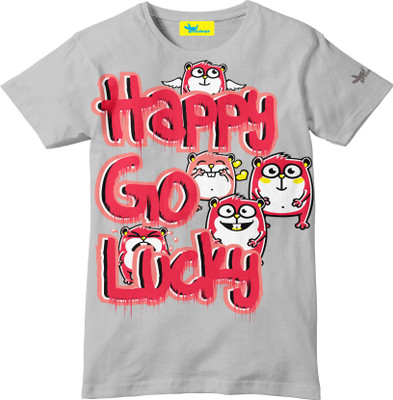 14% OFF on Grasshopr Graphic Print Baby Boy's Round Neck T-Shirt