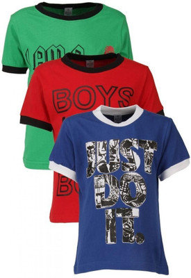 60% OFF on Gkidz Printed Boy's Round Neck T-Shirt