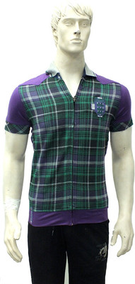 54% OFF on Riverstone Checkered Men's Polo T-Shirt