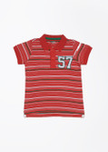 People Striped Boy's Polo T-Shirt People Striped Boy's Polo T-Shirt