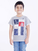 Milou Graphic Print Boy's Round Neck T-Shirt