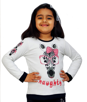 50% OFF on Naughty Ninos Animal Print Girl's Round Neck T-Shirt 50% OFF on Naughty Ninos Animal Print Girl's Round Neck T-Shirt