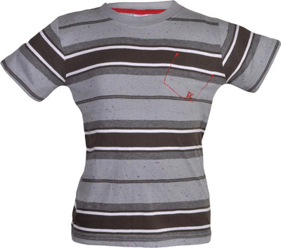 40% OFF on Bio Kid Striped Boy's Round Neck T-Shirt