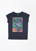 56% OFF on United Colors of Benetton Printed Girl's Round Neck T-Shirt