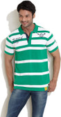 40% OFF on Scullers Striped Men's Polo T-Shirt