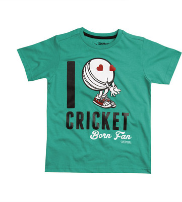 SuperYoung Printed Boy's Round Neck T-Shirt