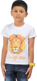 Ventra Animal Print Boy's Round Neck T-Shirt